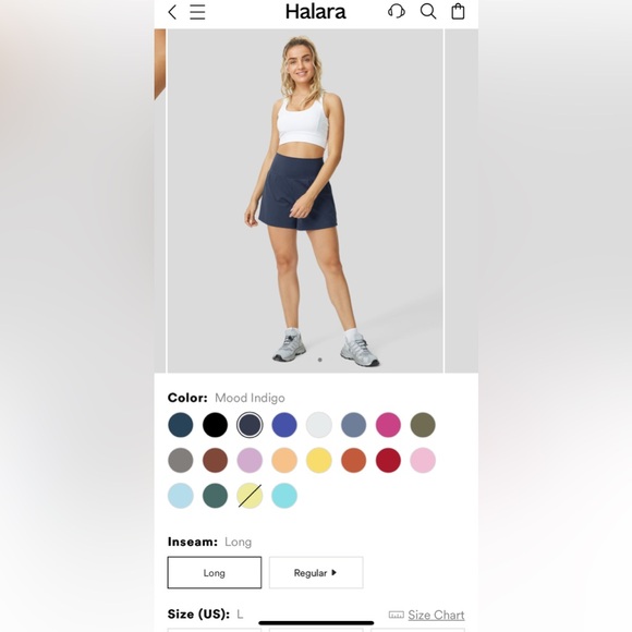 x3 pairs - L - Halara Super High Waisted Back Pocket 2-in-1 Yoga Shorts 5'' - Picture 2 of 5